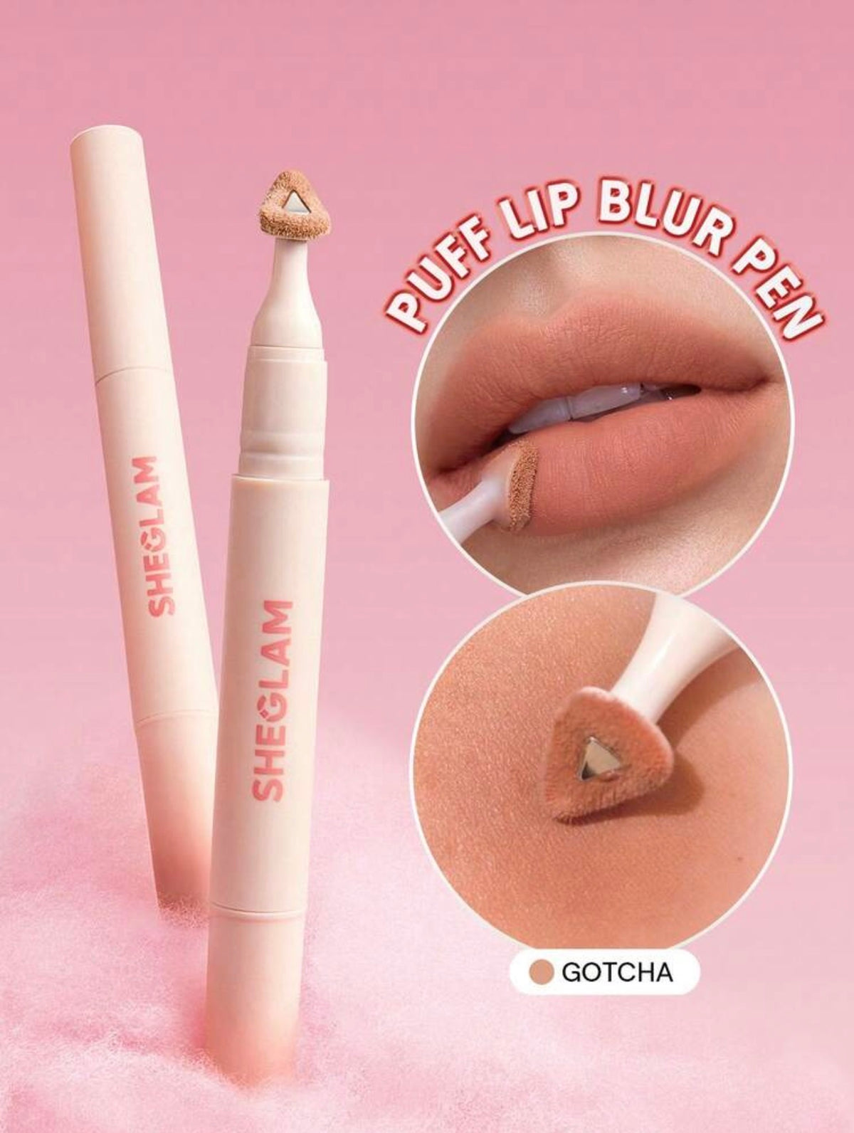 SHEGLAM Marshmallow Puff Lip Blur Pen-524 S'More Night Brand Beauty Cosmetic Makeup For Women And Girls