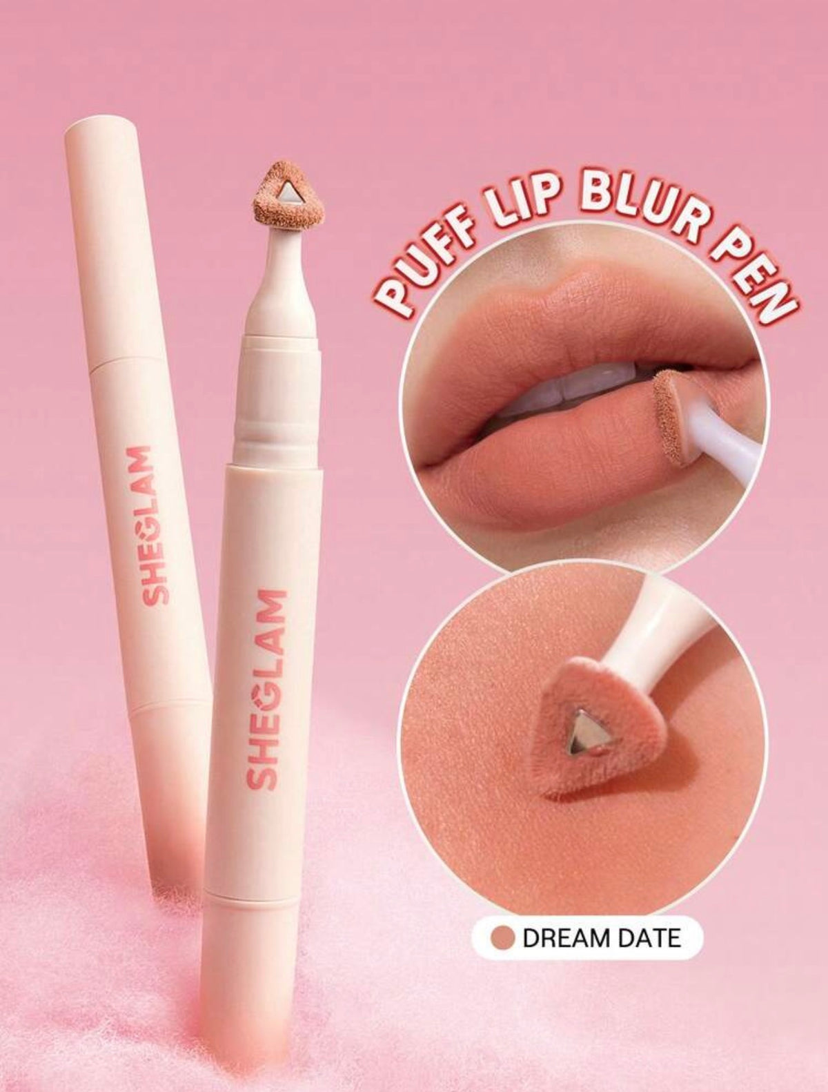 SHEGLAM Marshmallow Puff Lip Blur Pen-524 S'More Night Brand Beauty Cosmetic Makeup For Women And Girls
