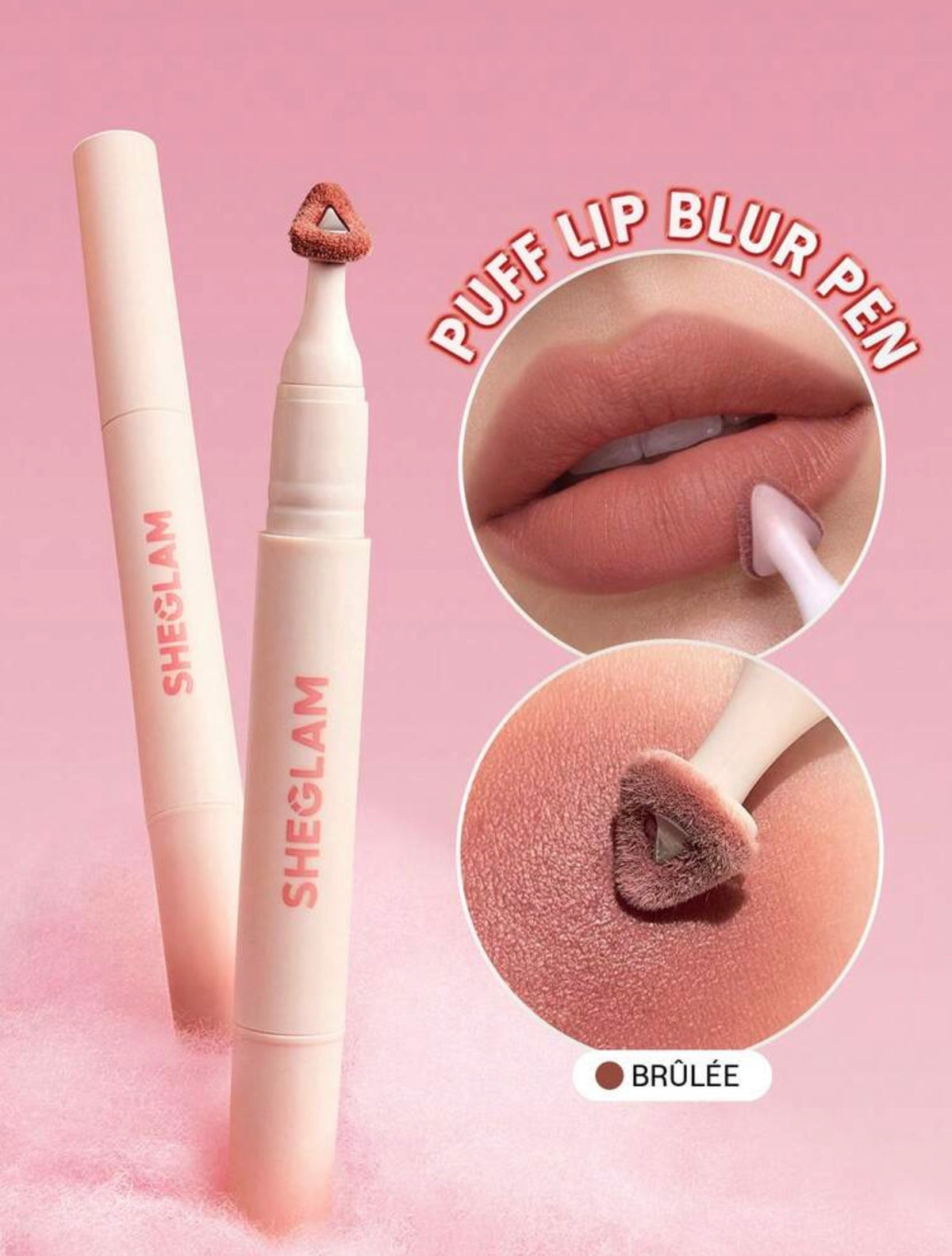 SHEGLAM Marshmallow Puff Lip Blur Pen-524 S'More Night Brand Beauty Cosmetic Makeup For Women And Girls