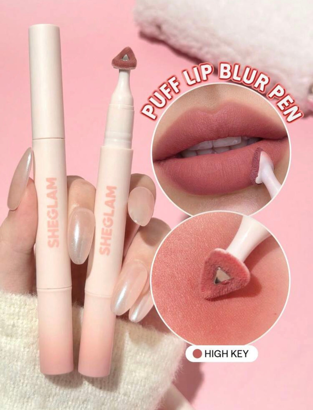 SHEGLAM Marshmallow Puff Lip Blur Pen-524 S'More Night Brand Beauty Cosmetic Makeup For Women And Girls