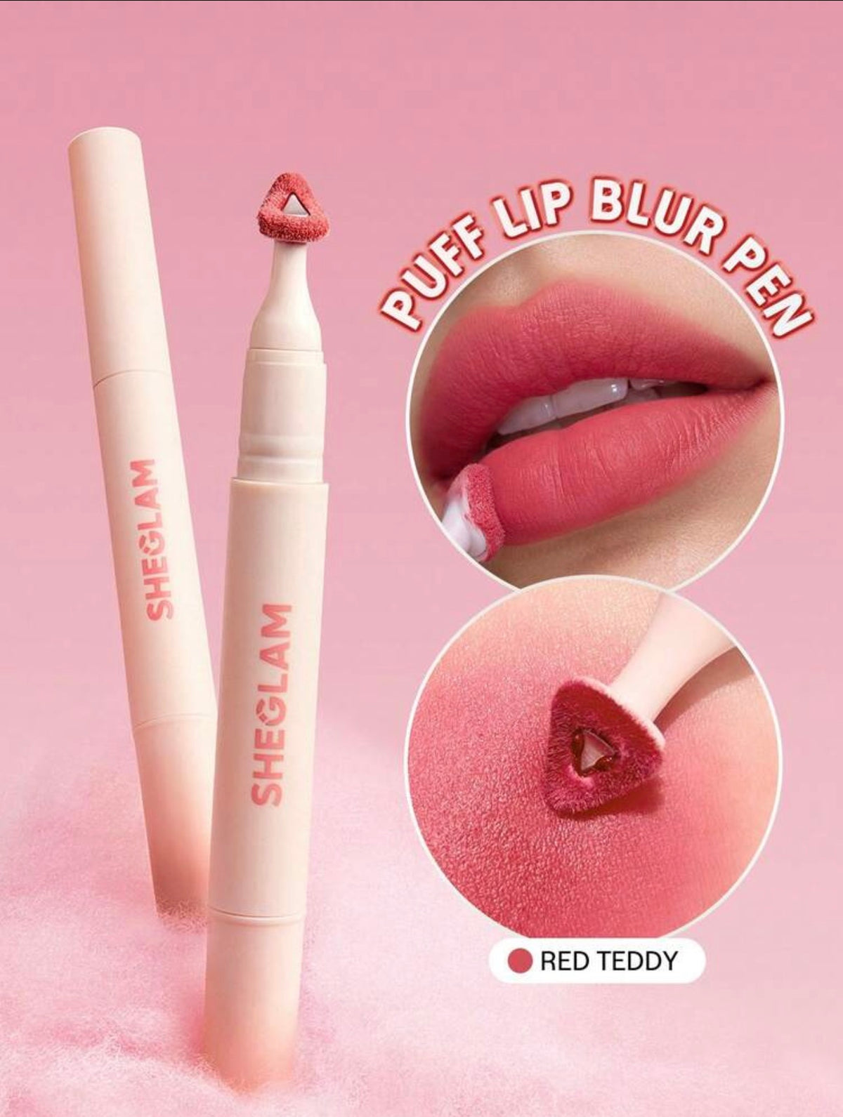 SHEGLAM Marshmallow Puff Lip Blur Pen-524 S'More Night Brand Beauty Cosmetic Makeup For Women And Girls