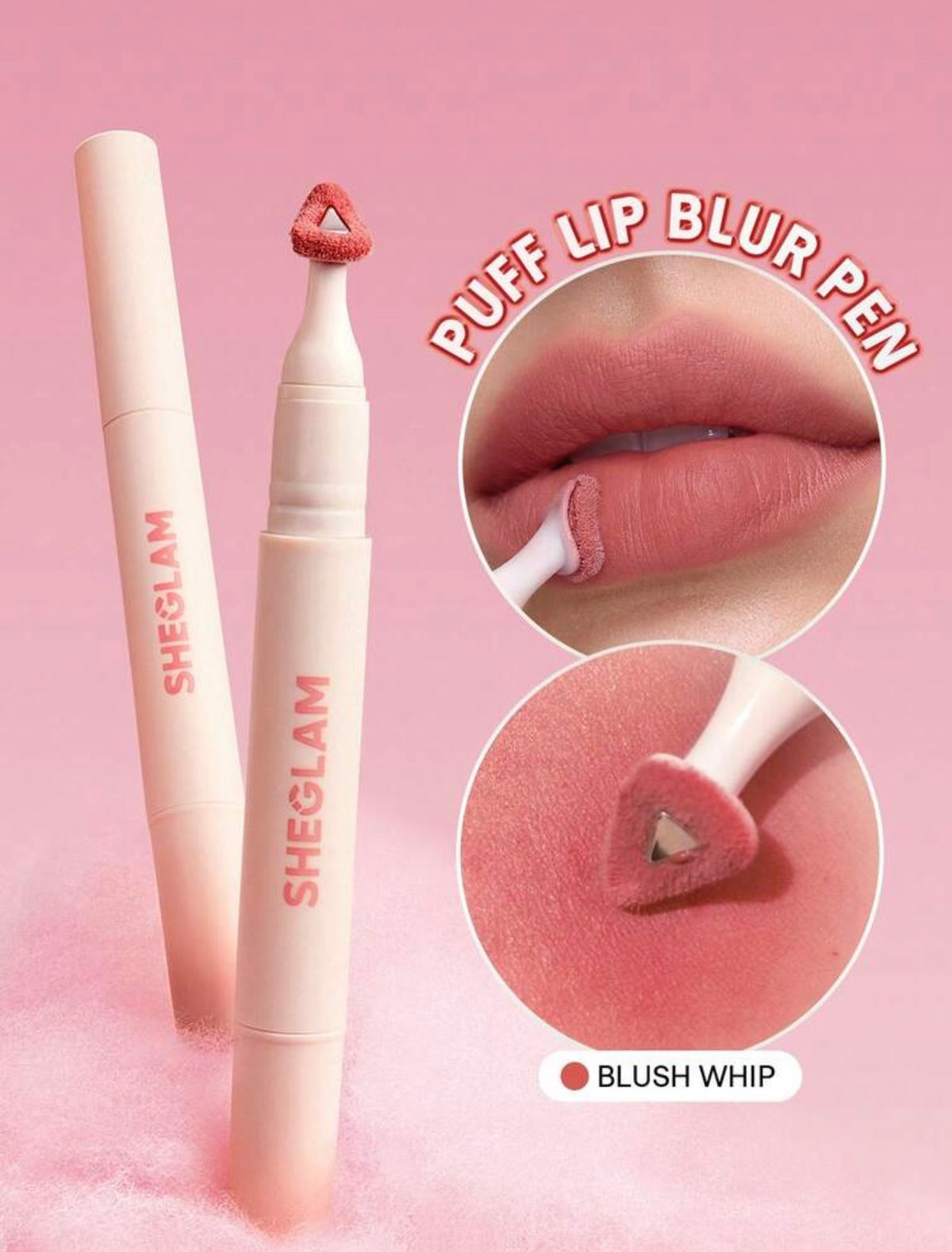 SHEGLAM Marshmallow Puff Lip Blur Pen-524 S'More Night Brand Beauty Cosmetic Makeup For Women And Girls
