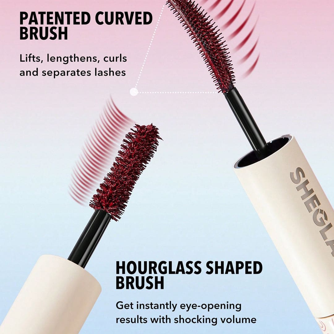 SHEGLAM All-In-One Volume & Length Waterproof Mascara - Brugundy