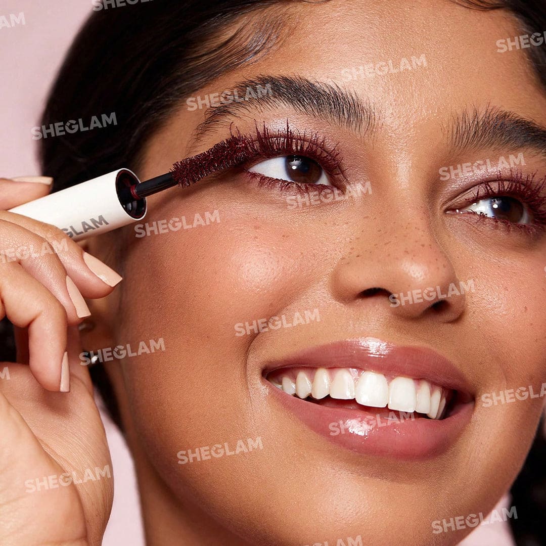 SHEGLAM All-In-One Volume & Length Waterproof Mascara - Brugundy